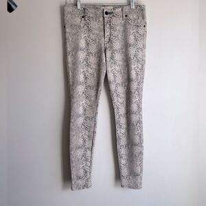 CJ Size 29 Joy Python-Print Skinny Leggings by Cookie Johnson